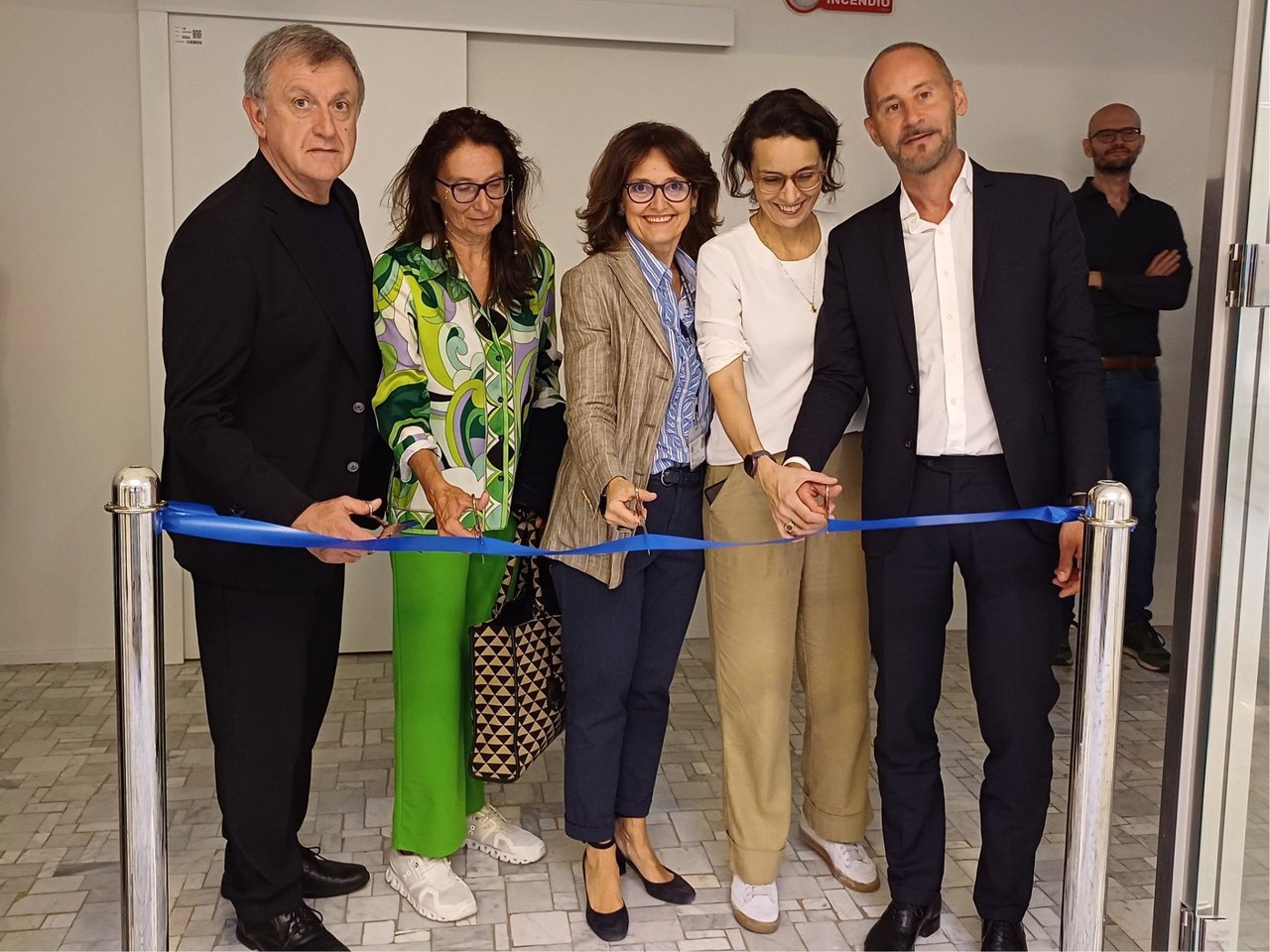 Taglio del nastro a NextBuild Living Lab class=