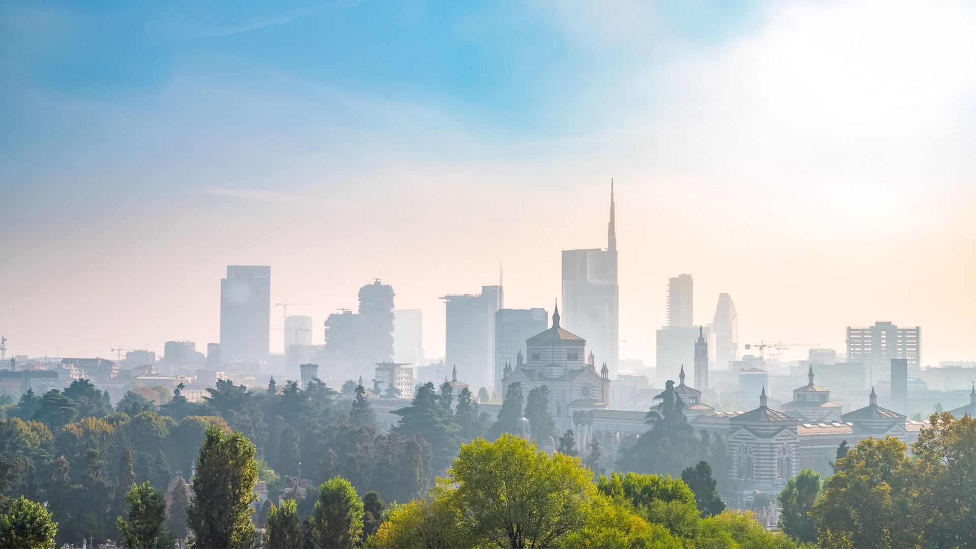 Panorama of Milan